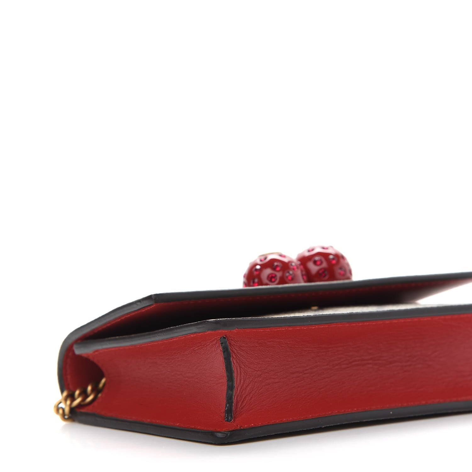 Gucci GG Supreme Monogram Mini Cherry Chain Bag 6 of 7