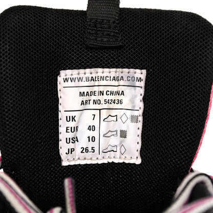 Balenciaga Mesh Nylon Metallic Fabric Womens Track Sneakers 40 Pink Blue 7 of 11