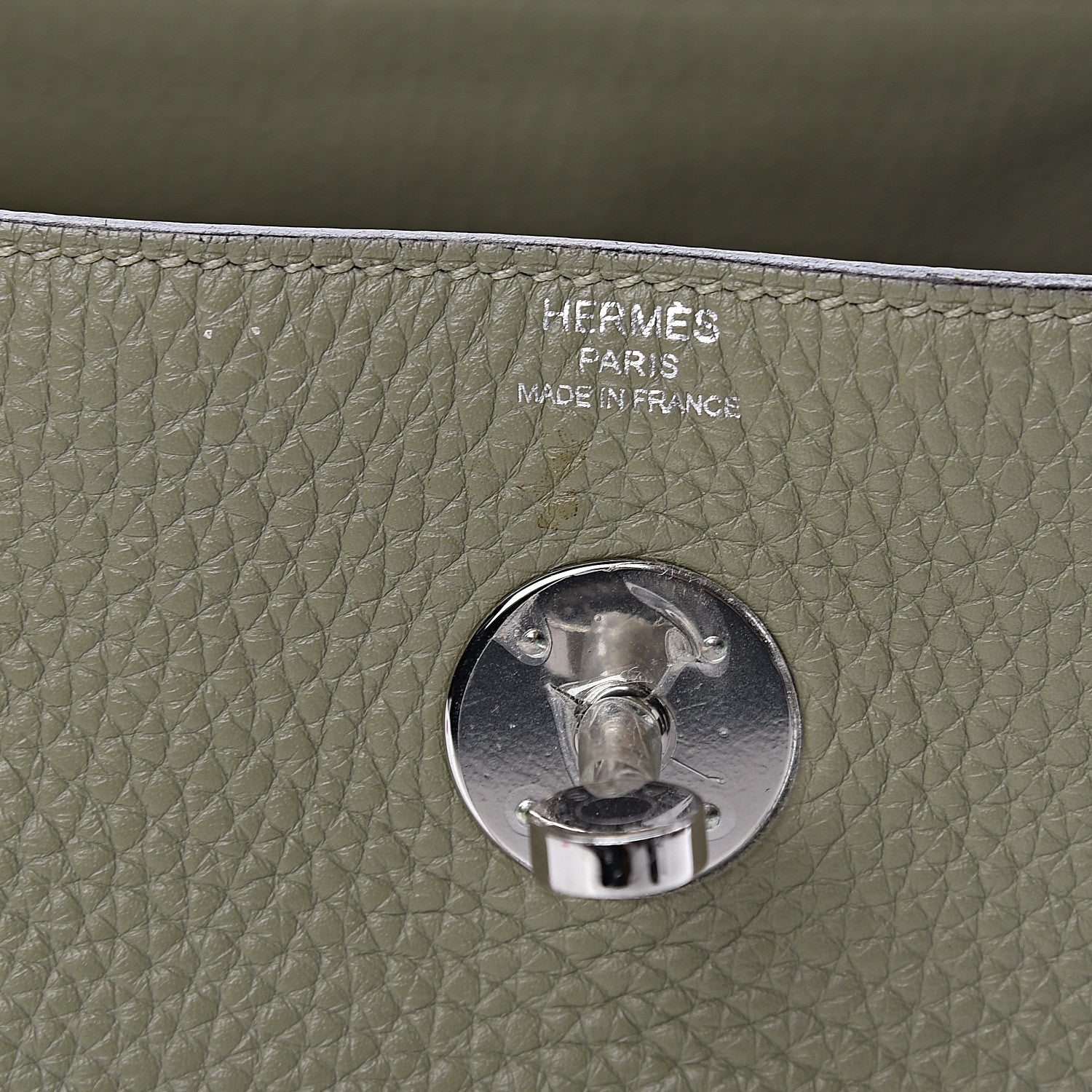 Hermes Taurillon Clemence Lindy 26 Sauge 6 of 14