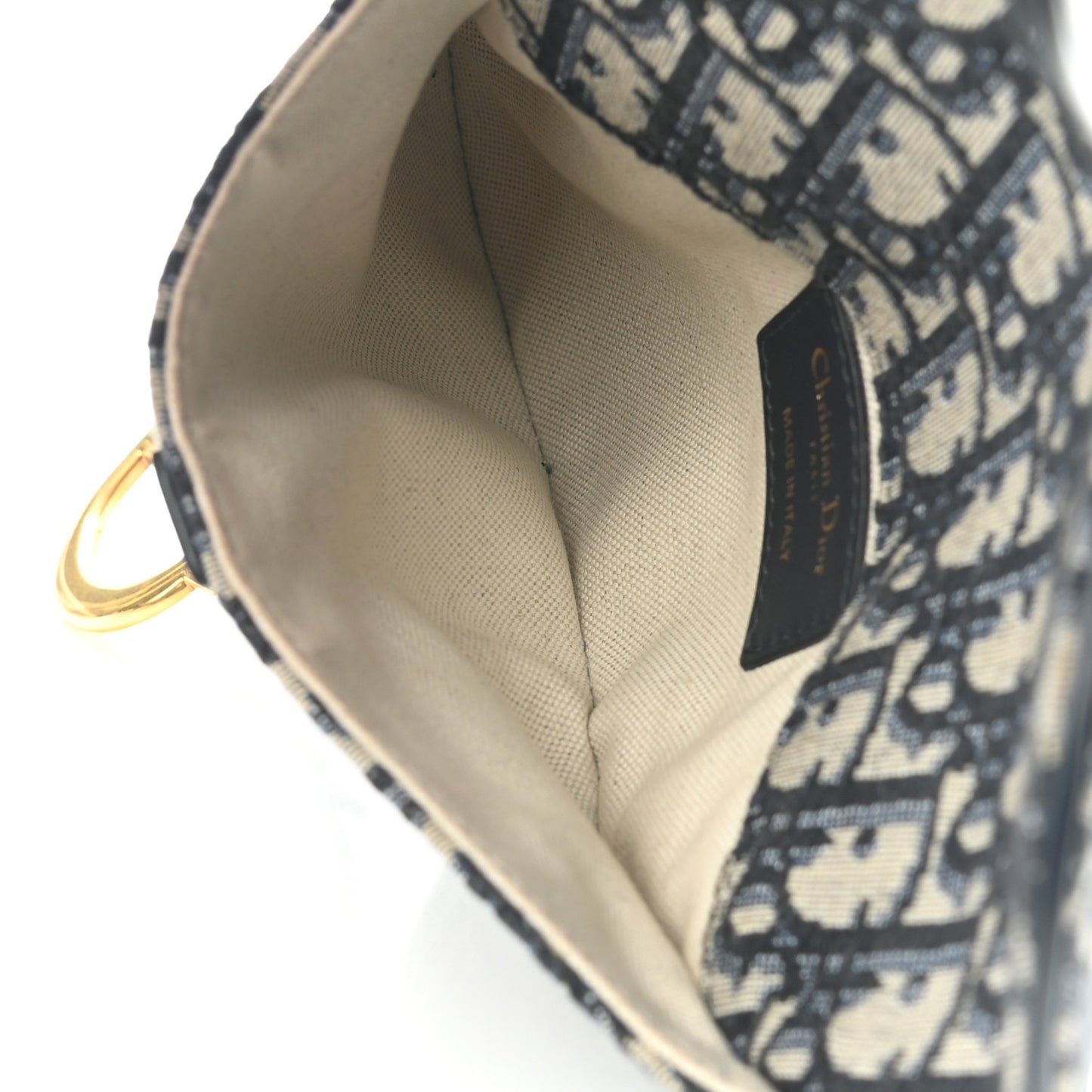 Oblique Saddle Belt Pouch Blue