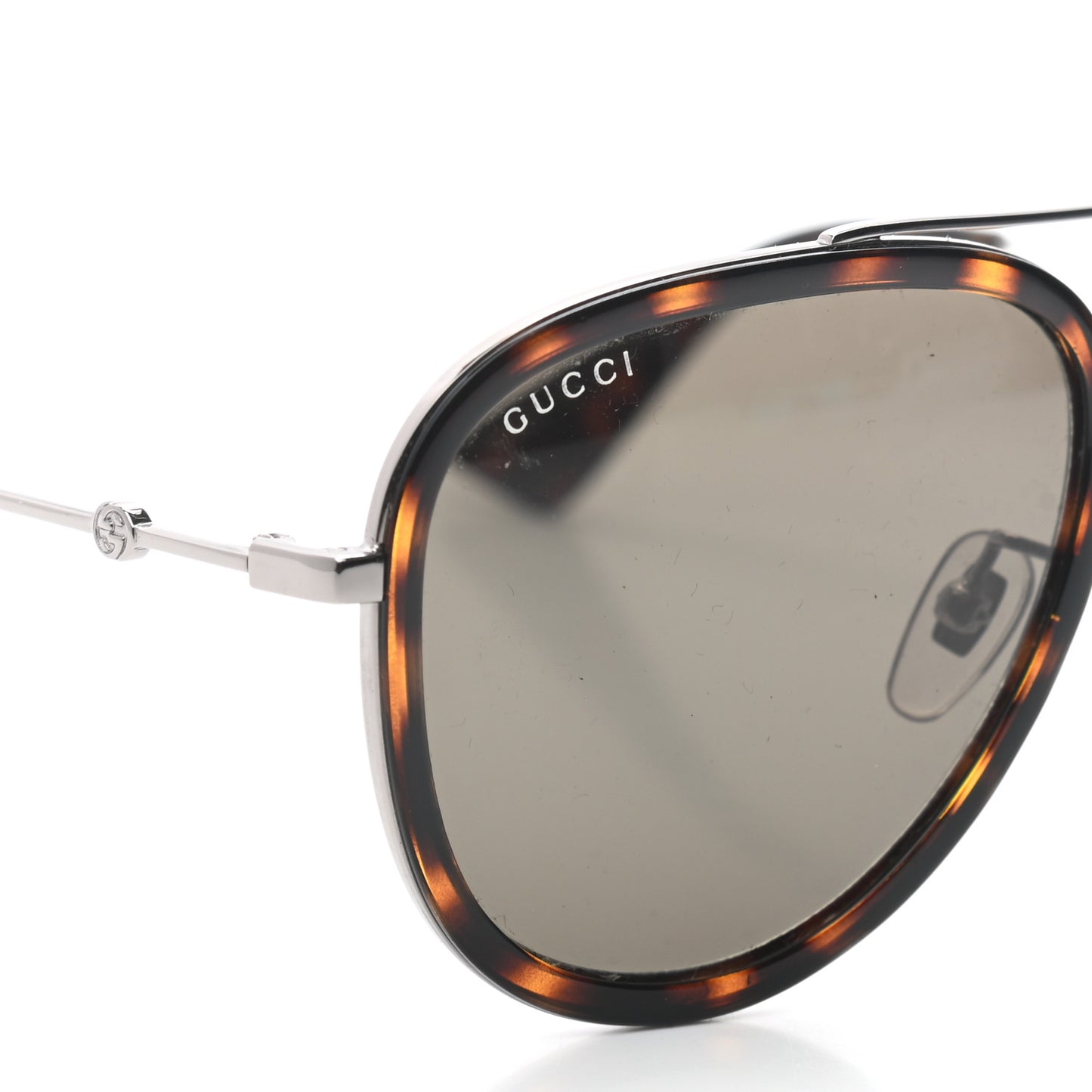 Acetate Aviator Sunglasses GG0062S Tortoise