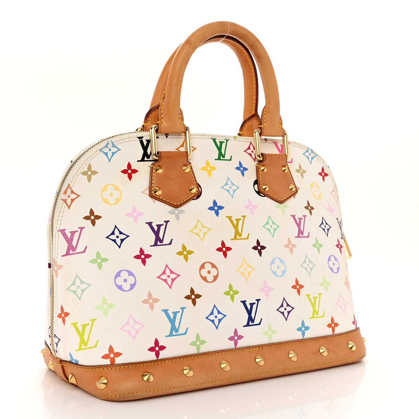 Monogram Multicolor Alma PM White