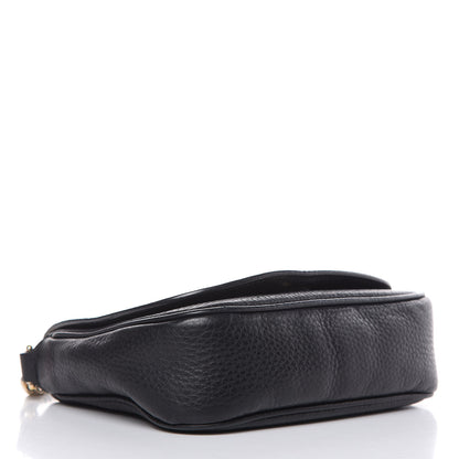 Gucci Pebbled Calfskin Small Soho Flap Crossbody Black 4 of 15