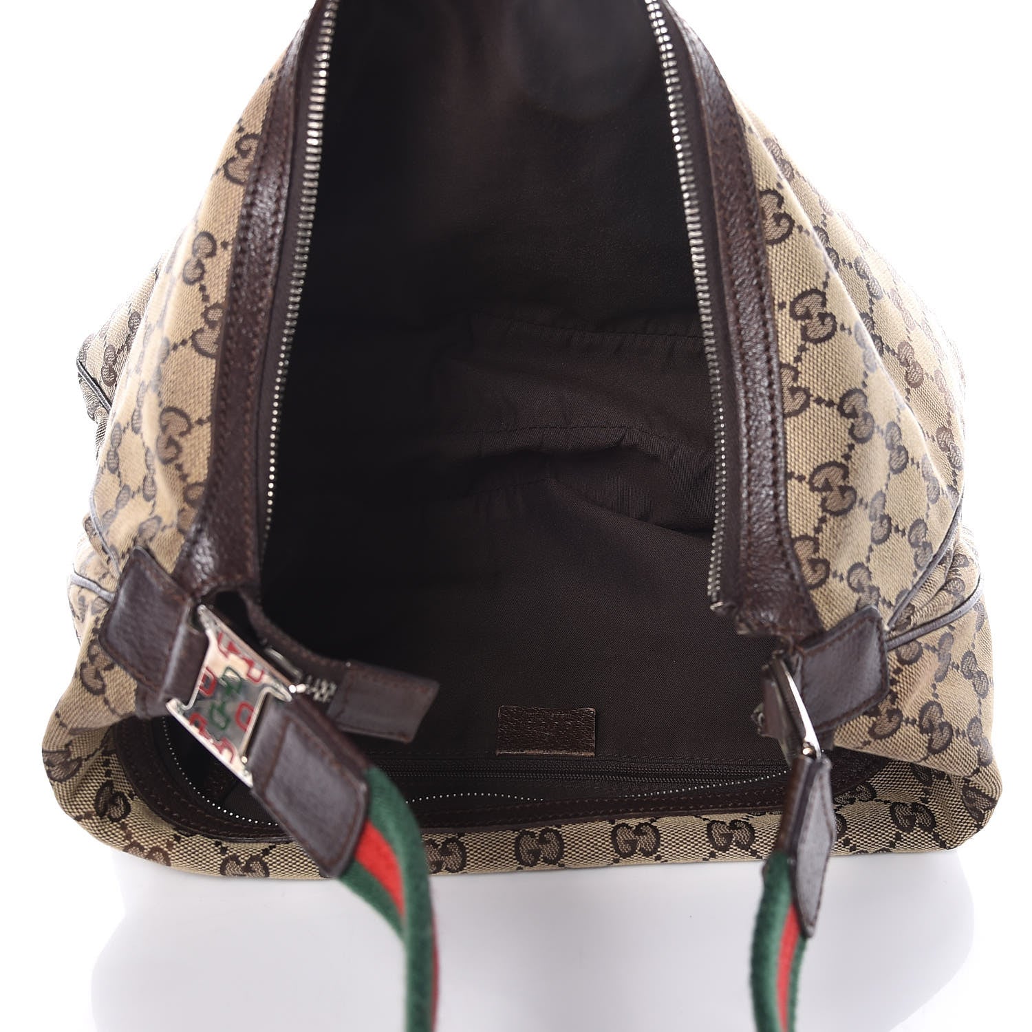 Gucci Monogram Medium Pop Hobo Dark Brown 5 of 12