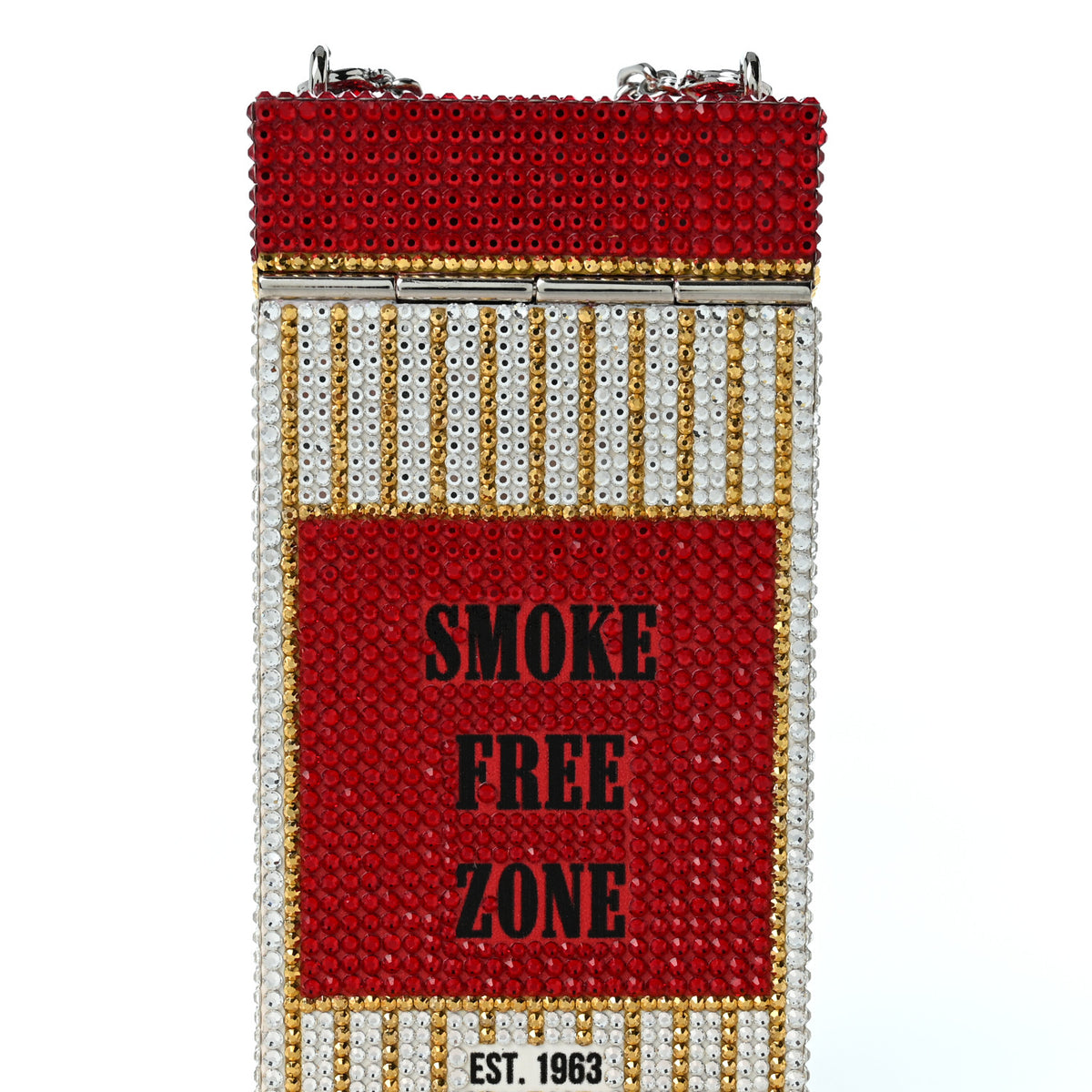 Judith Leiber Crystal Le Case No Smoking Minaudiere Box 11 of 13