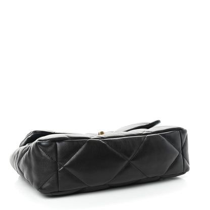 Chanel Lambskin Quilted Large Chanel 19 Flap Black 4 of 11