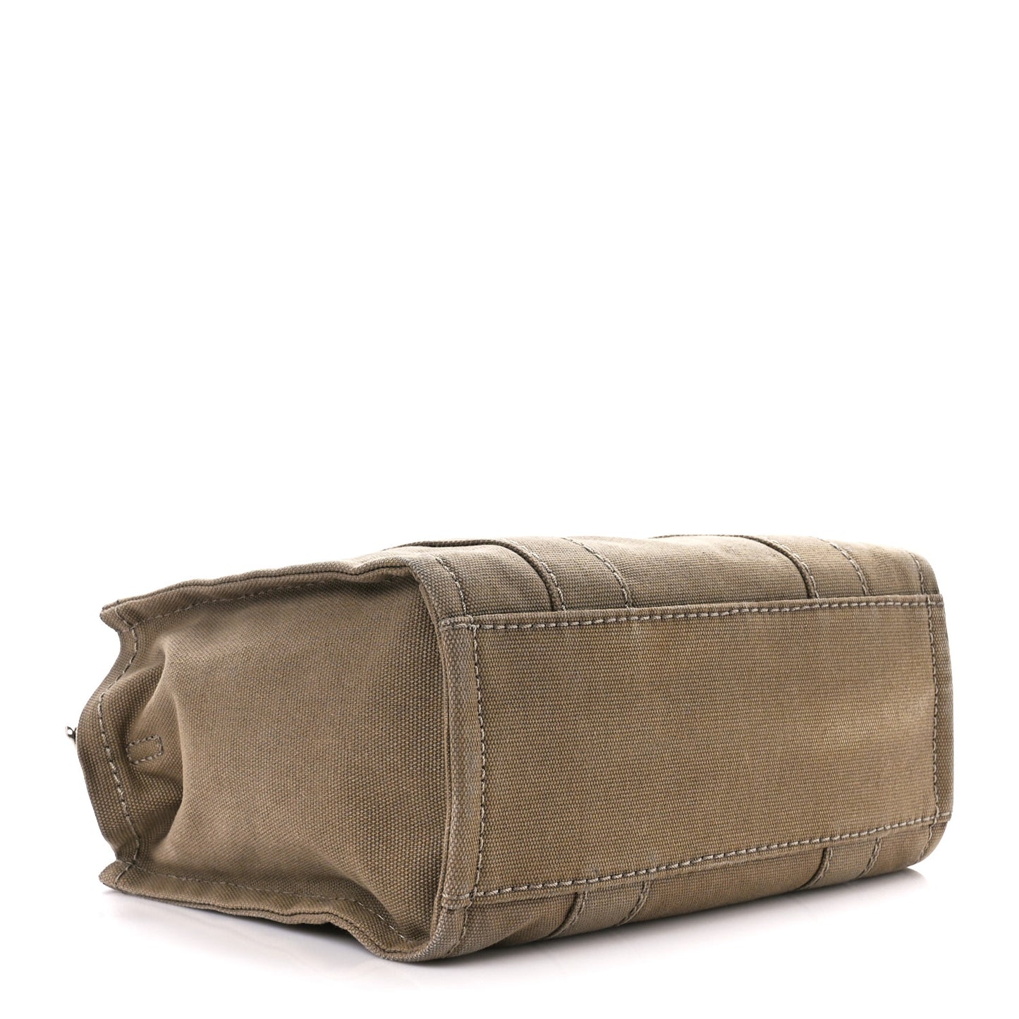 Cotton Canvas Small The Traveler Tote Bag Slate Green