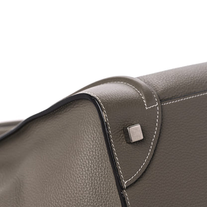 Celine Drummed Calfskin Mini Luggage Souris 8 of 17