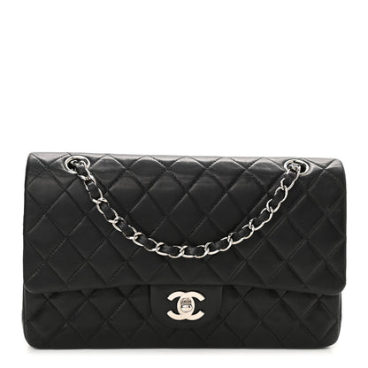 Chanel Lambskin Quilted Medium Double Flap Black 1 of 11