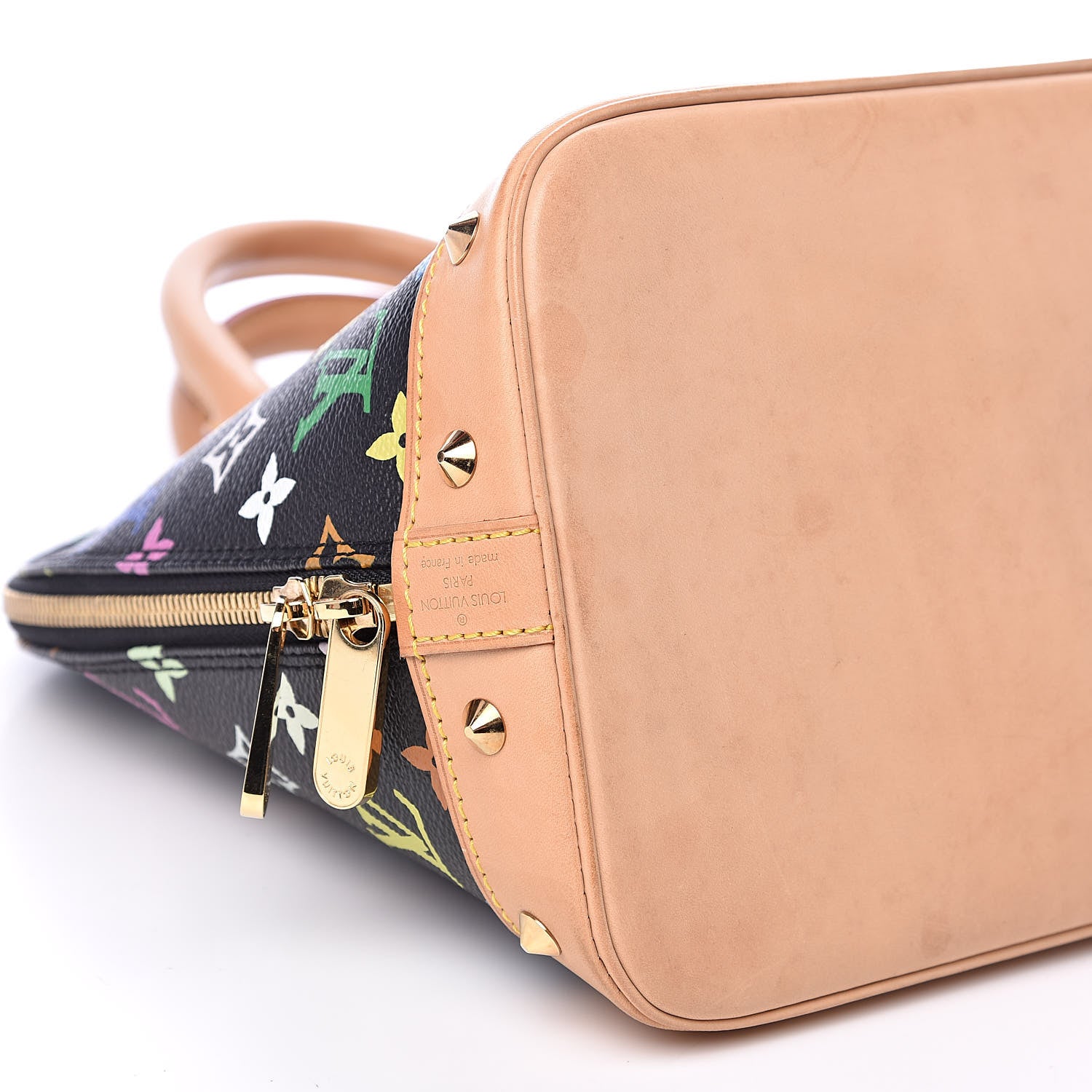 Louis Vuitton Monogram Multicolor Alma Black 8 of 13