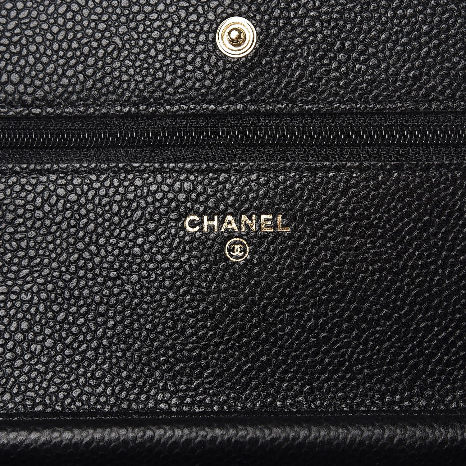 Chanel Caviar Quilted Wallet On Chain WOC Black 6 of 9