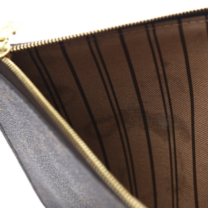 Louis Vuitton Monogram Neverfull MM GM Pochette 7 of 9