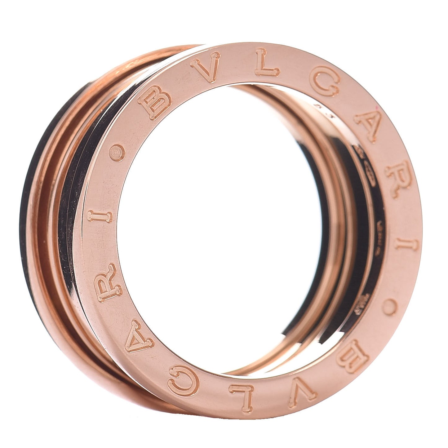 18K Rose Gold B.Zero1 Three-Band Ring 53 6.25