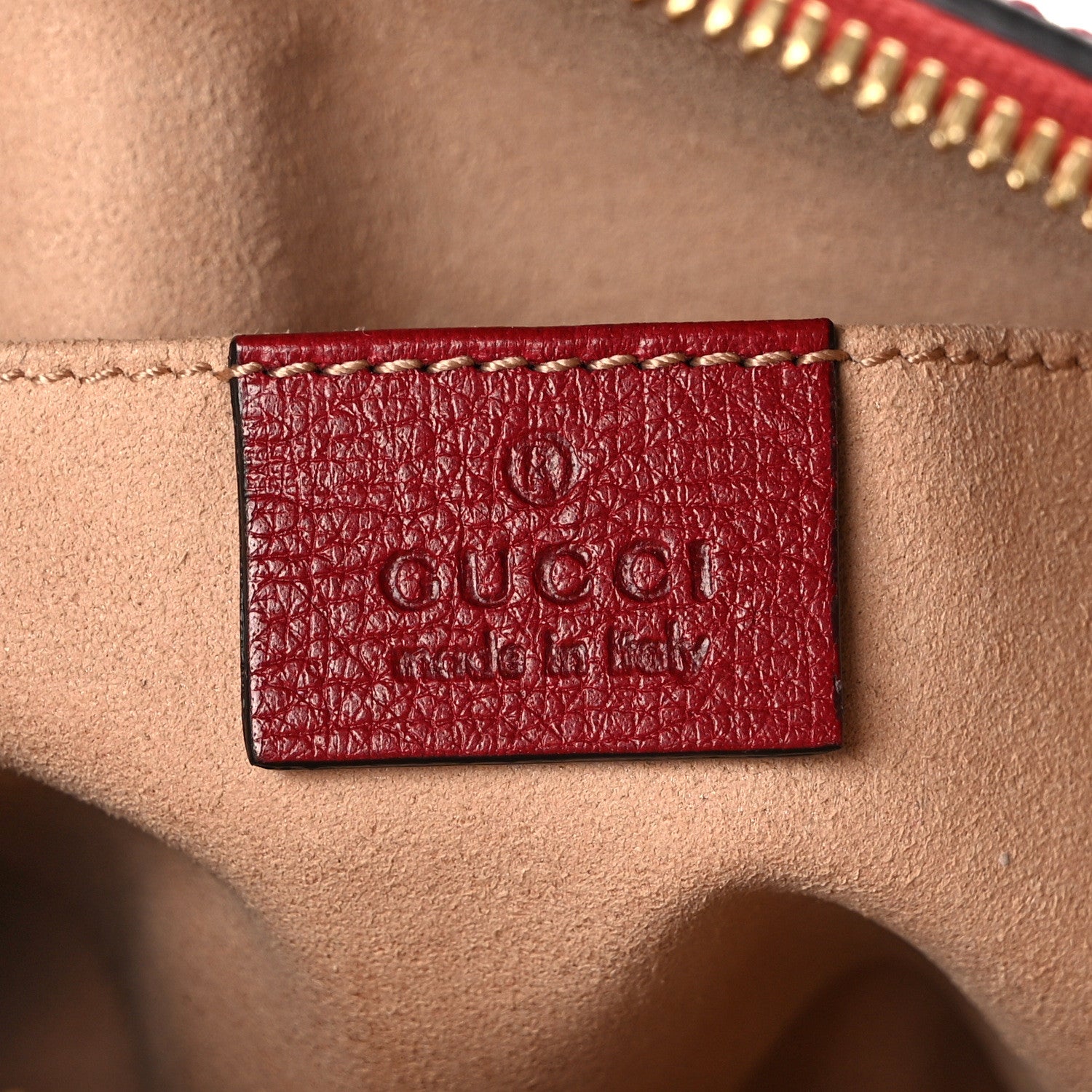 Gucci Suede Calfskin Web Small Ophidia Dome Shoulder Bag New Blue Romantic Cherry 6 of 12