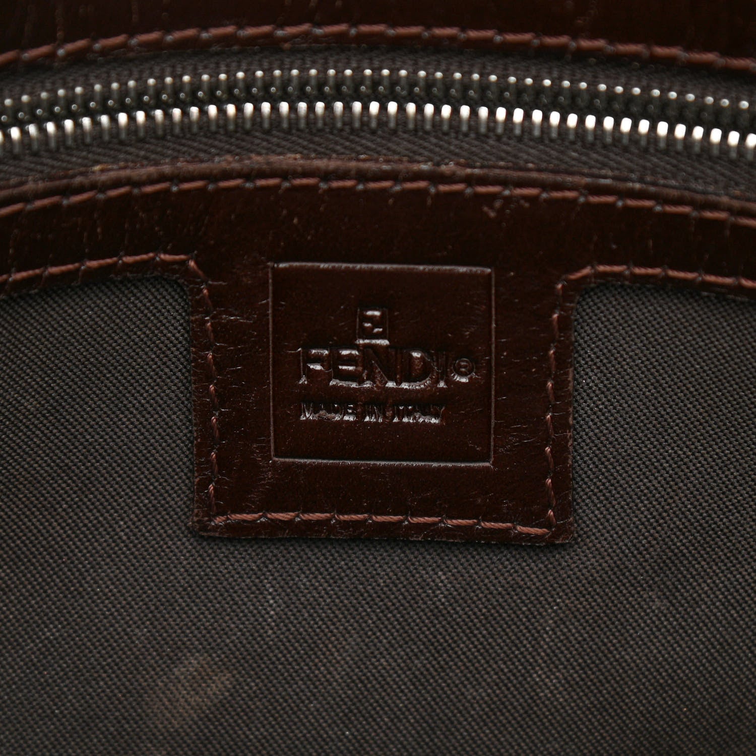 Fendi Zucca Shoulder Bag Tobacco 6 of 14