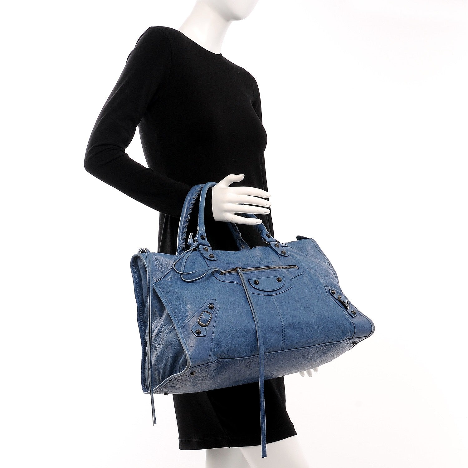 Balenciaga Agneau Classic Hardware Work Atlantique 2 of 11