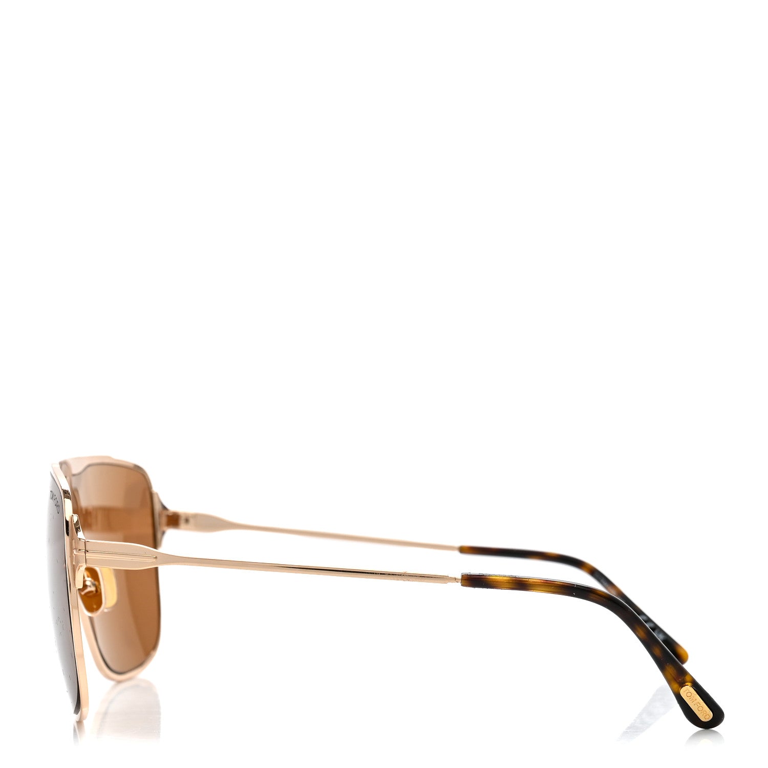 Tom Ford Metal Zappa Aviator Sunglasses TF1173 Gold 3 of 8