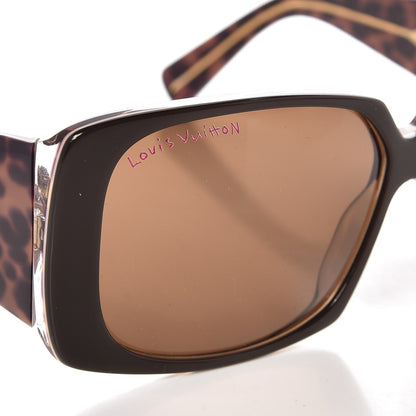 Louis Vuitton Leopard Marquise Sunglasses Z0207W Brown 5 of 8