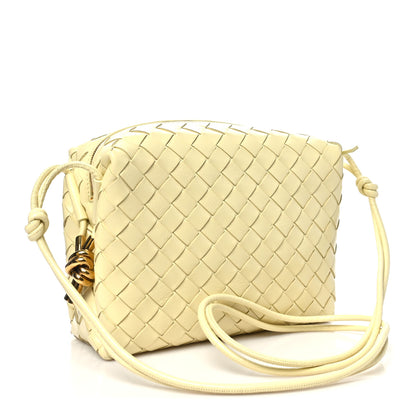 Bottega Veneta Polished Nappa Intrecciato Knot Small Loop Camera Bag Zest Washed 3 of 10