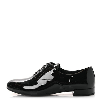 Prada Patent Oxfords 35 Black 1 of 11