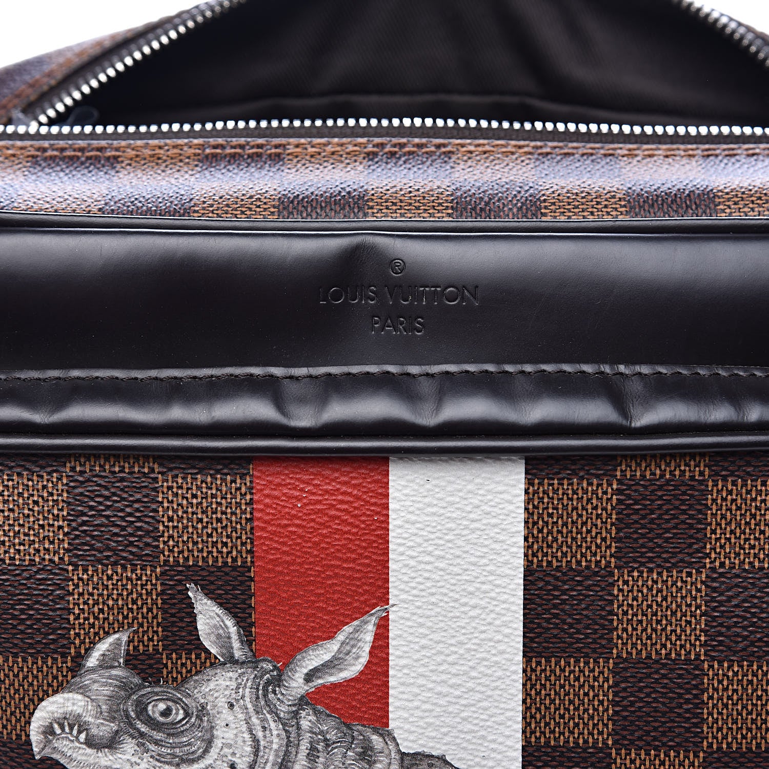 Louis Vuitton Savane Damier Ebene Rhinoceros Nil PM 7 of 11