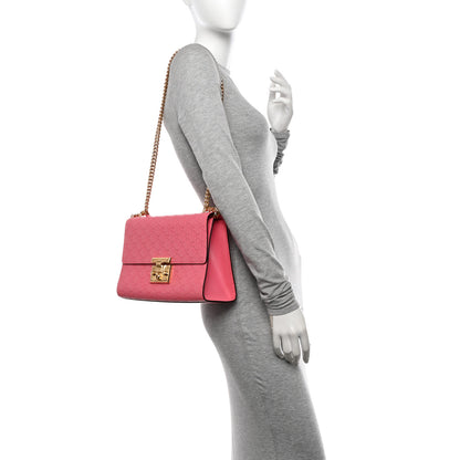 Gucci Guccissima Signature Medium Padlock Shoulder Bag Flush 2 of 12