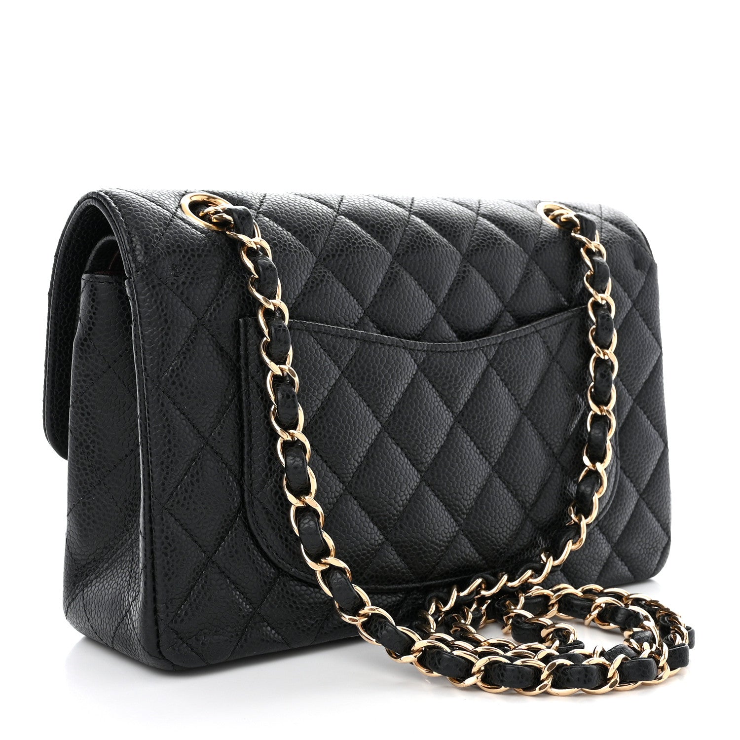 Chanel Caviar Quilted Small Double Flap Black 3 of 12