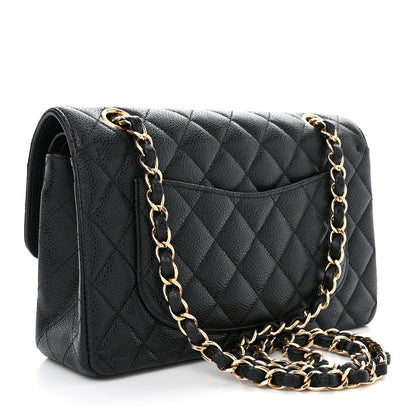 Chanel Caviar Quilted Small Double Flap Black 3 of 12