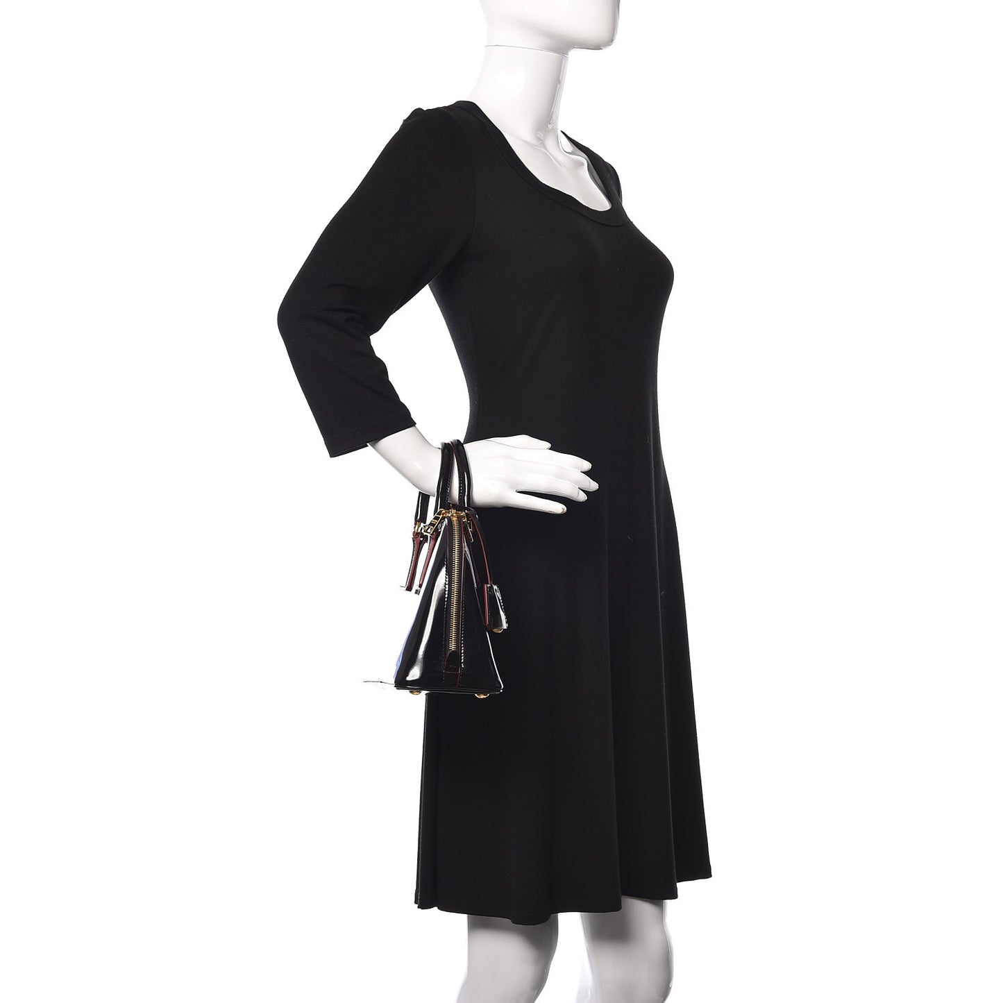 Spazzolato Mini Promenade Tote Black