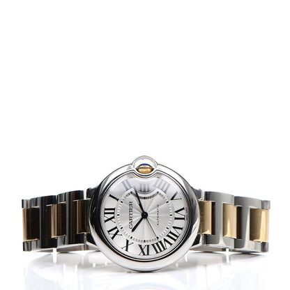 Cartier Stainless Steel 18K Yellow Gold 36mm Ballon Bleu De Automatic Watch 3 of 10