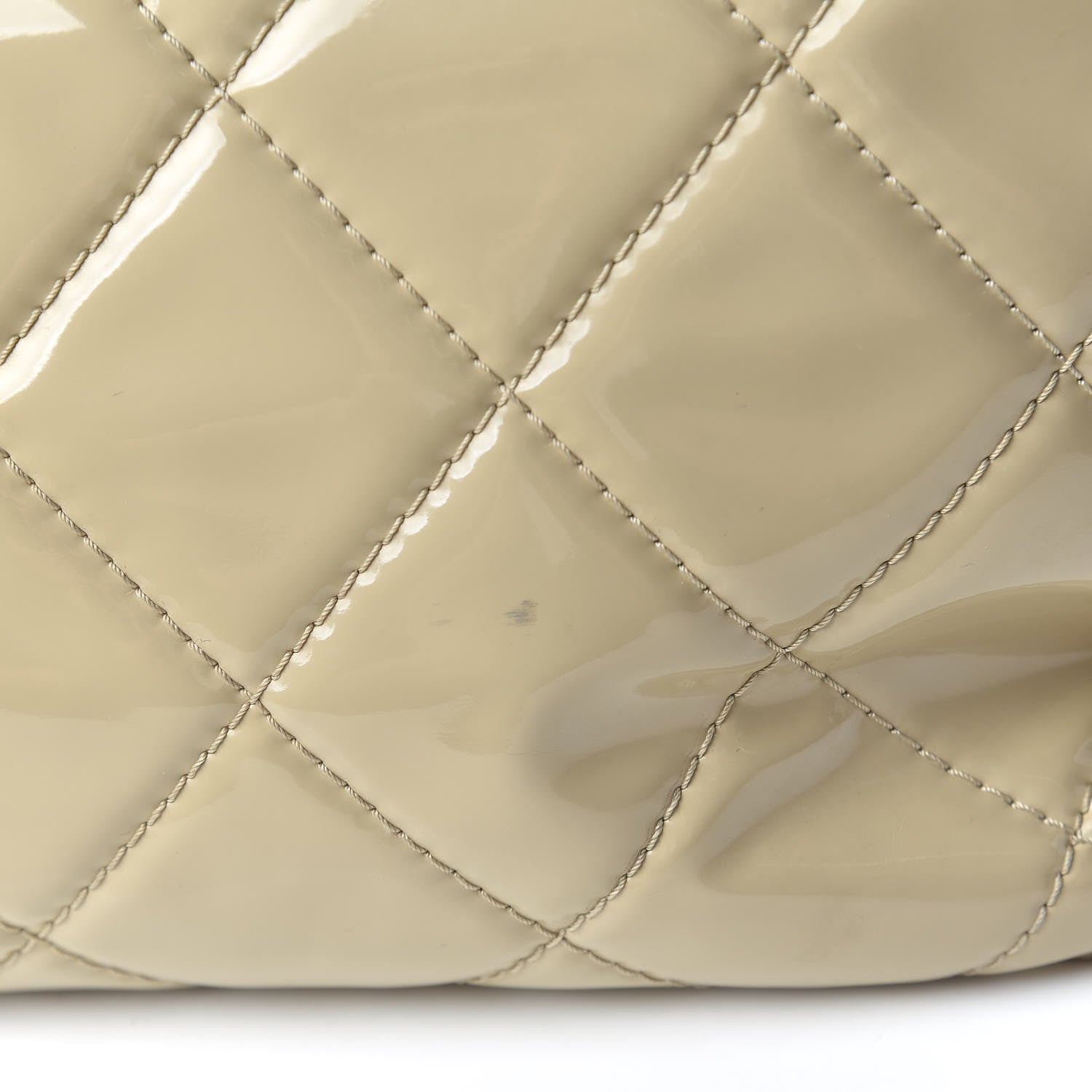 Chanel Vinyl Quilted Large In The Business Tote Beige 9 of 20