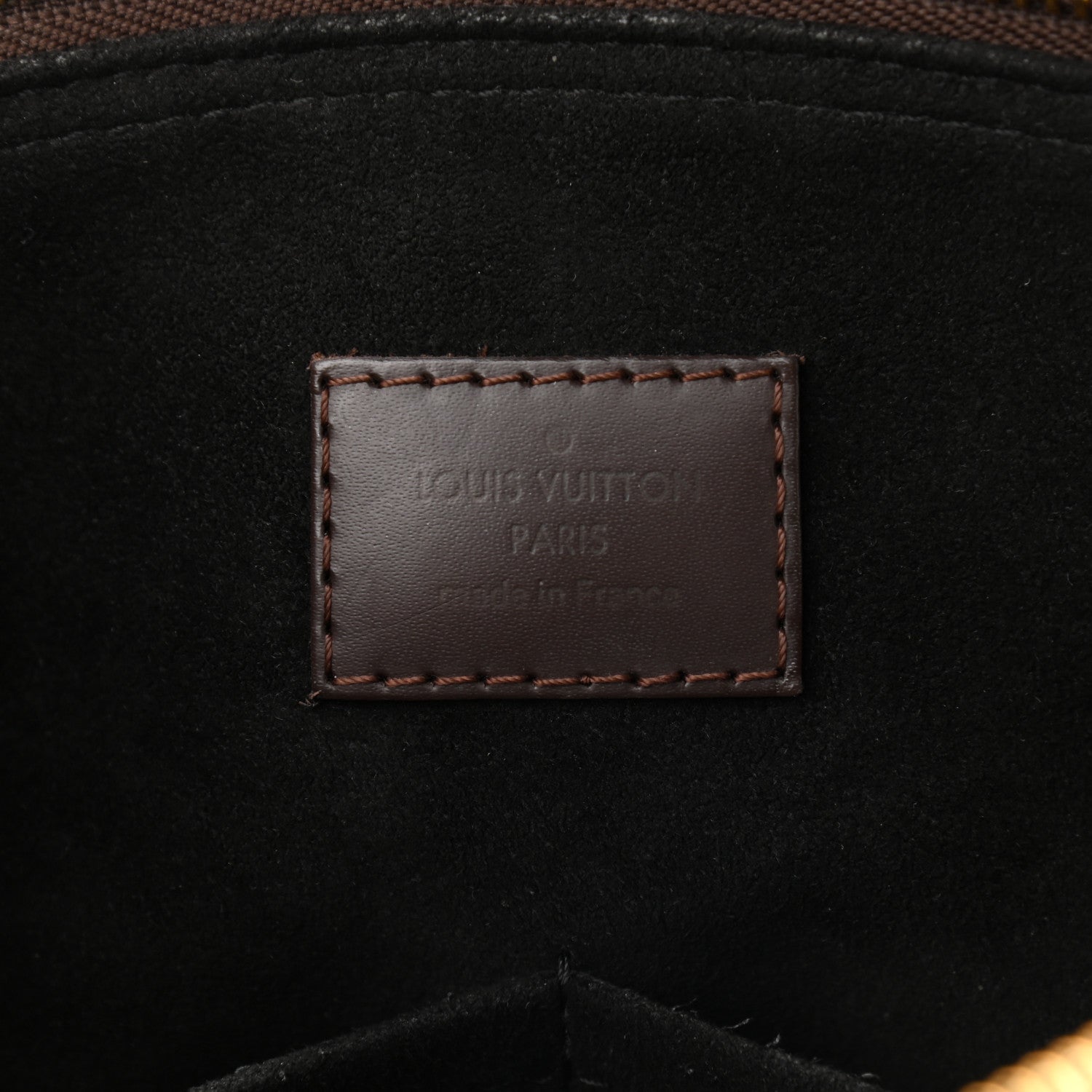 Louis Vuitton Cuir Taurillon Damier Ebene Normandy Black 6 of 20