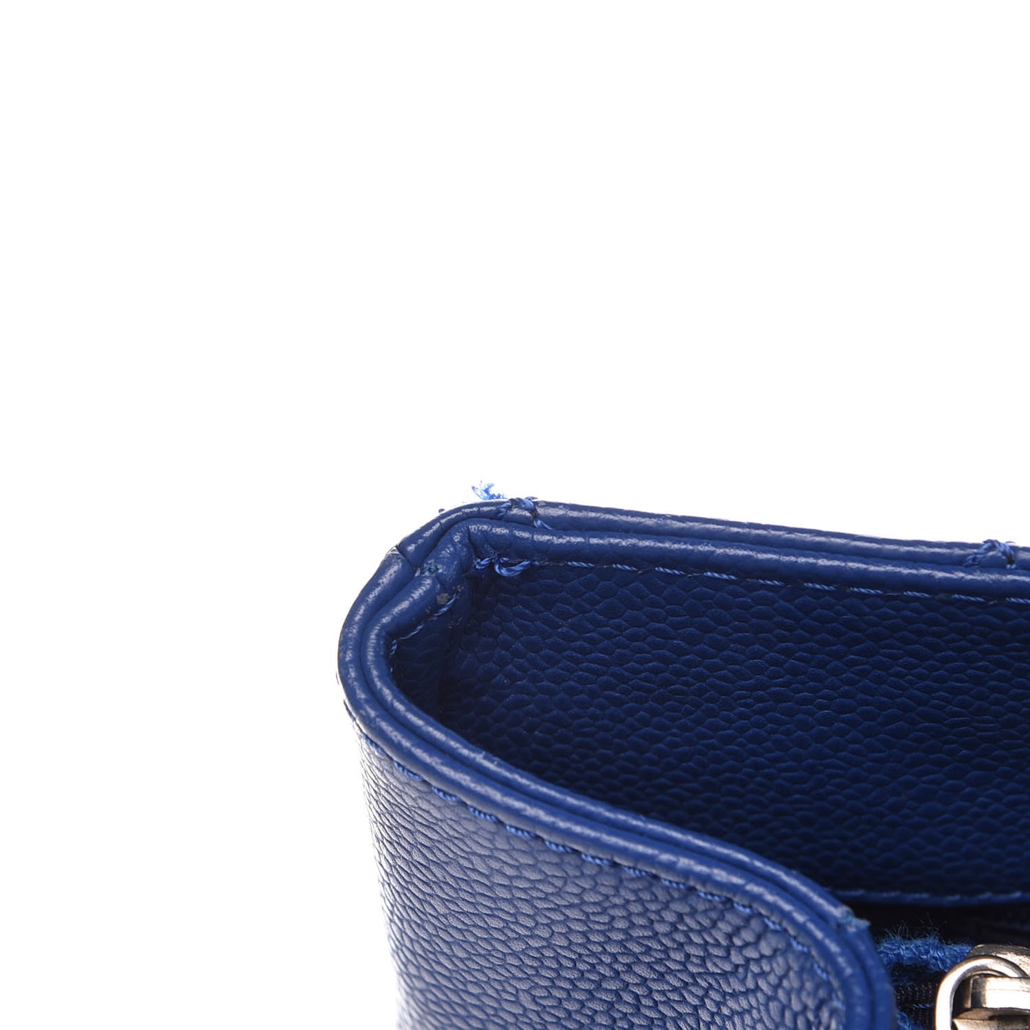 Caviar Quilted Grand Shopping Tote GST Blue