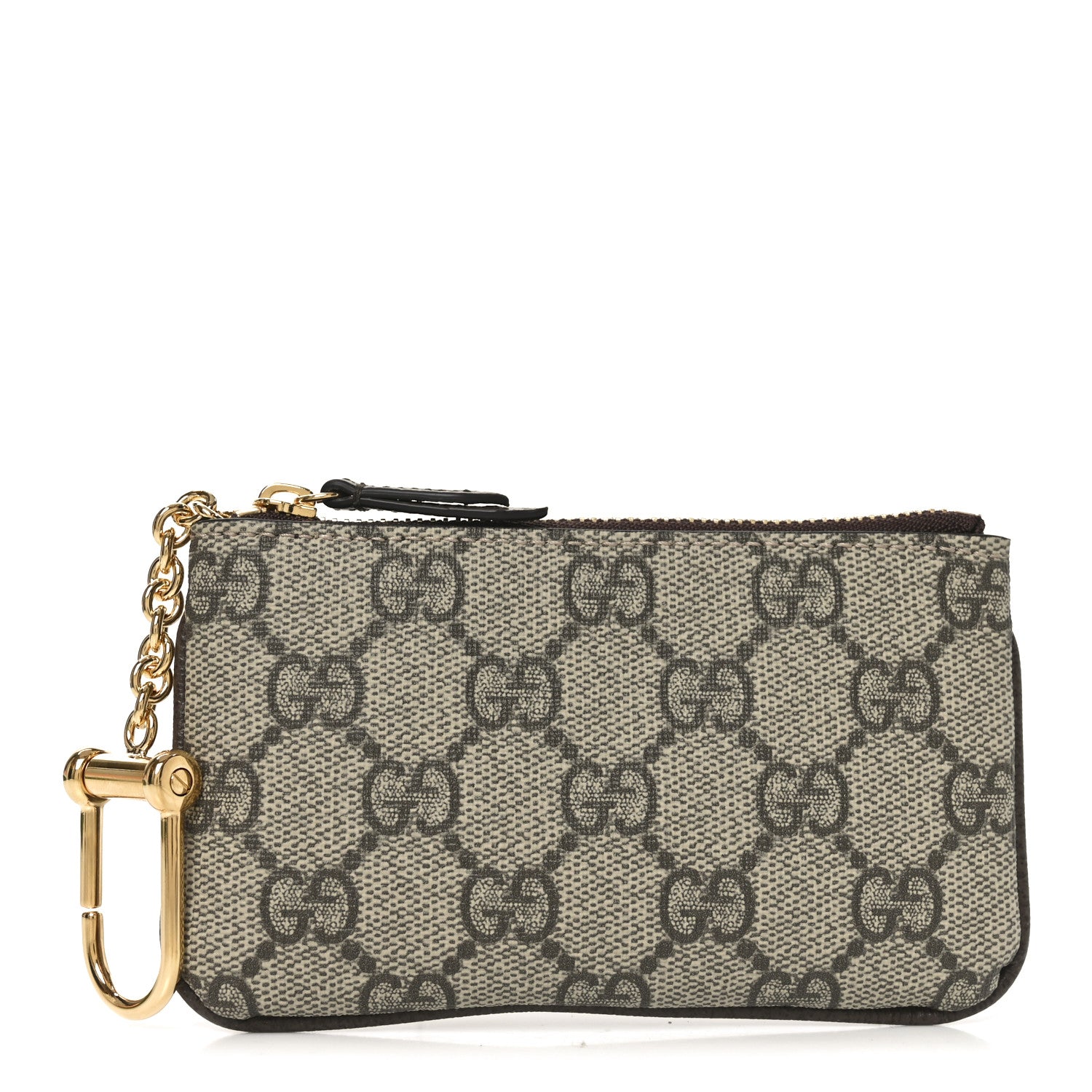 Gucci GG Supreme Monogram Key Case Brown 1 of 8