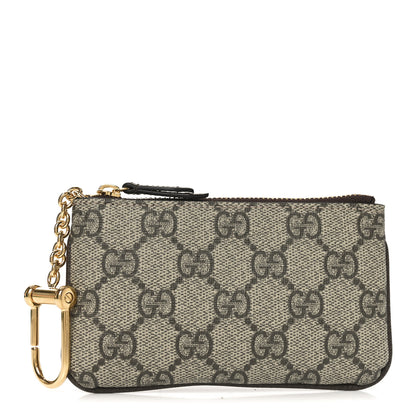 Gucci GG Supreme Monogram Key Case Brown 1 of 8