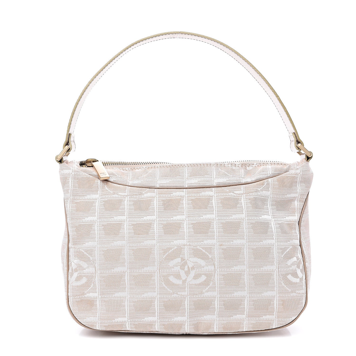 Chanel Nylon Travel Hobo Beige 1 of 10