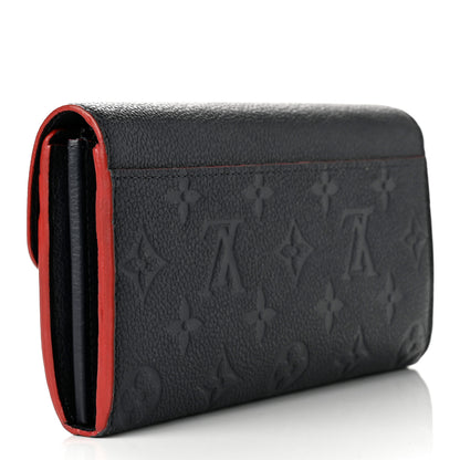 Louis Vuitton Empreinte Sarah Wallet NM Marine Rouge 3 of 8