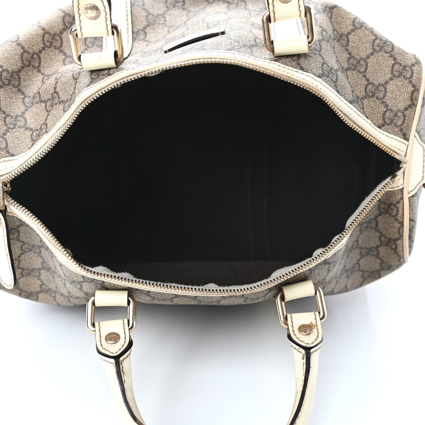 GG Plus Monogram Medium Joy Boston Off White