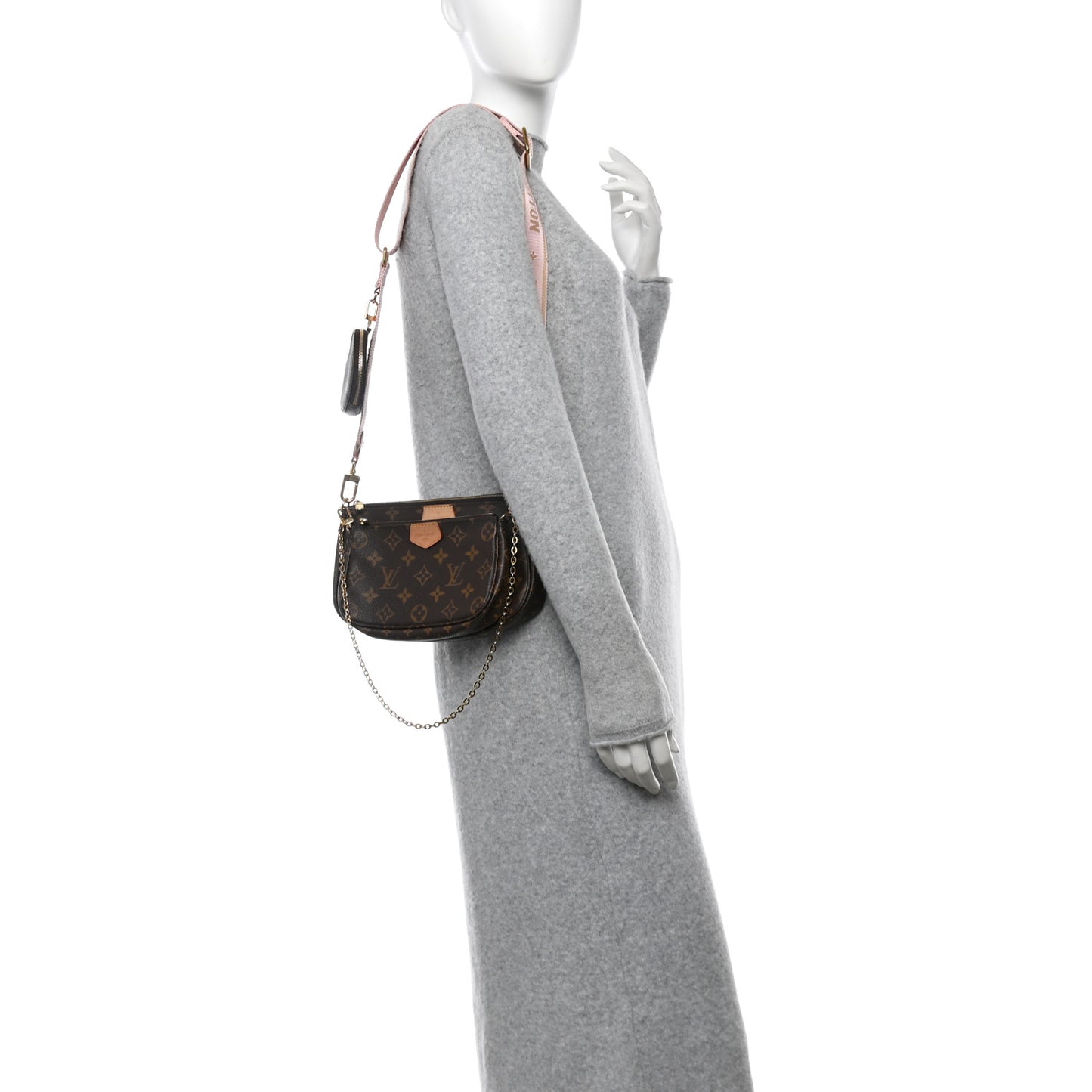 Monogram Multi Pochette Accessories Rose Clair