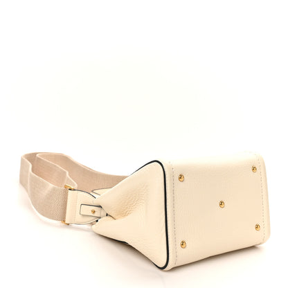 Valentino Garavani Soft Grainy Calfskin Alltime Small Handbag Ivory 4 of 9