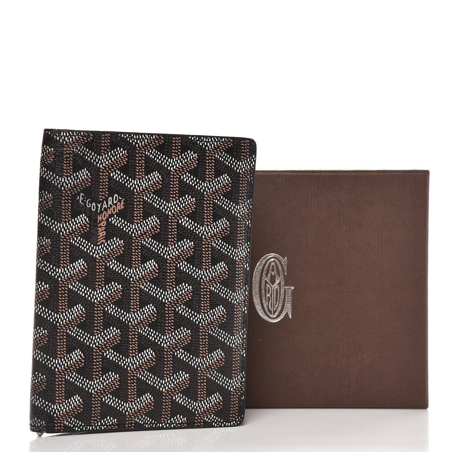 Goyardine Pocket Organizer Wallet Black