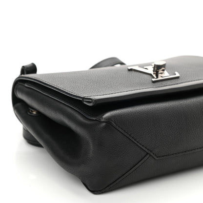 Louis Vuitton Calfskin Lockme II Chain Bag BB Black 8 of 9