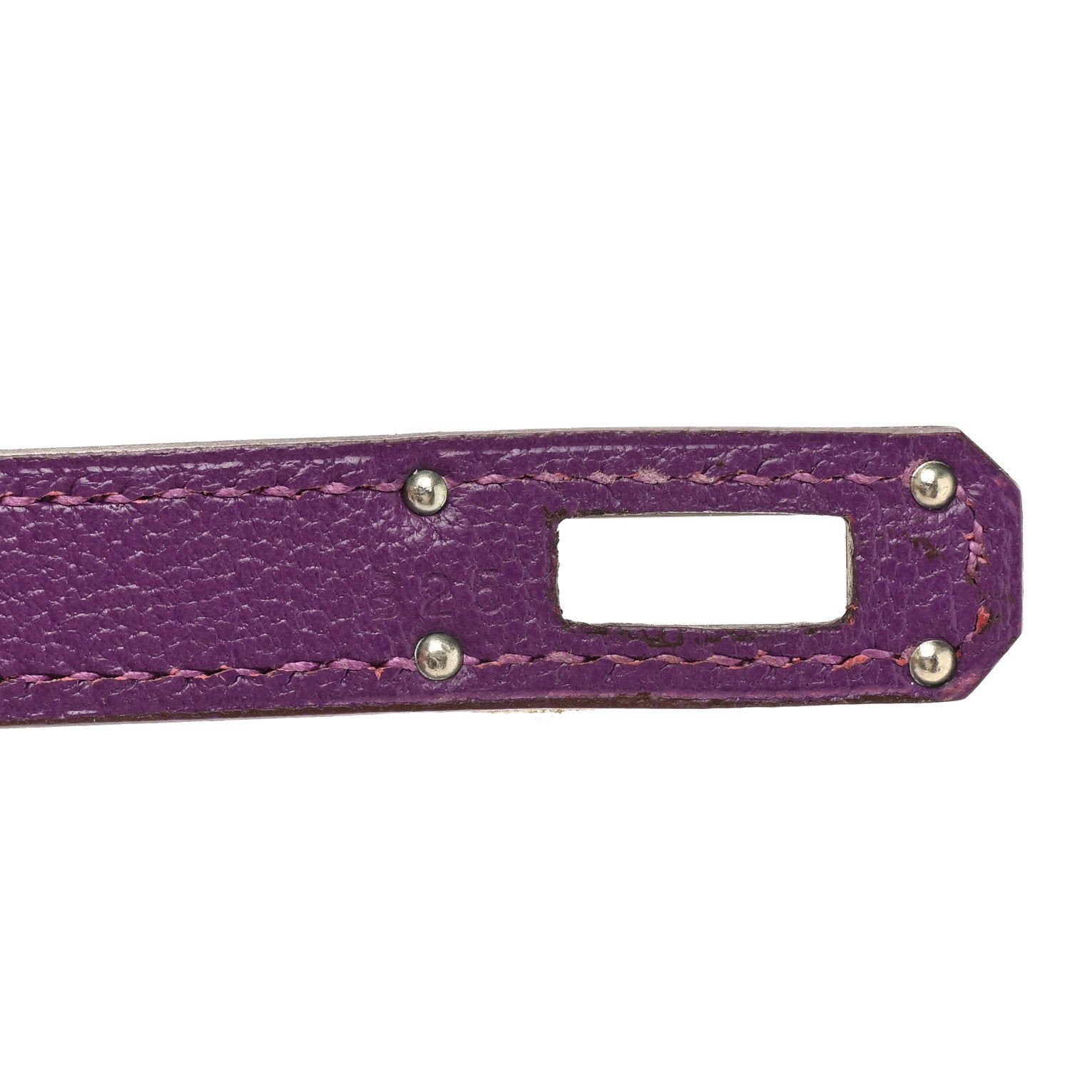 Hermes Chevre Mysore Kelly Longue Wallet Violet 9 of 12