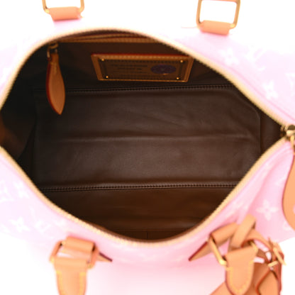 Louis Vuitton Calfskin Monogram Speedy P9 Bandouliere 30 Candy 6 of 11