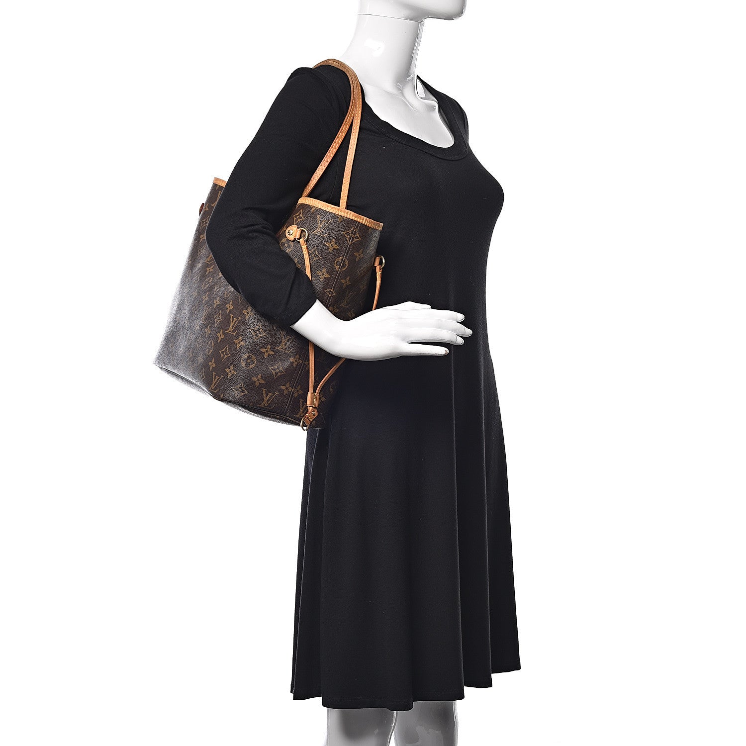 Louis Vuitton Monogram Neverfull MM 2 of 12