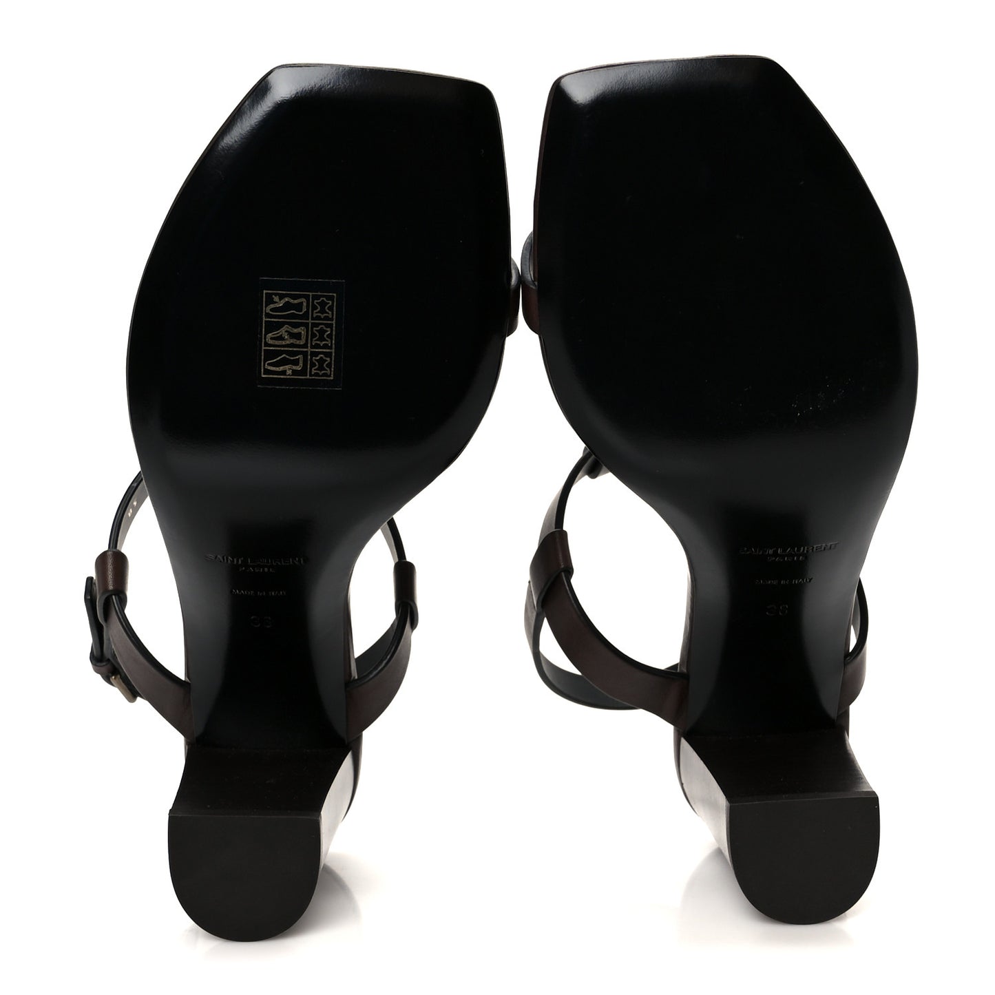 Calfskin Cassandra 75 Sandals 38 Moro