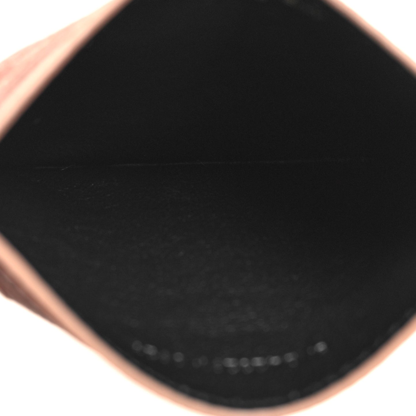 Grain De Poudre Matelasse Chevron Monogram Credit Card Case