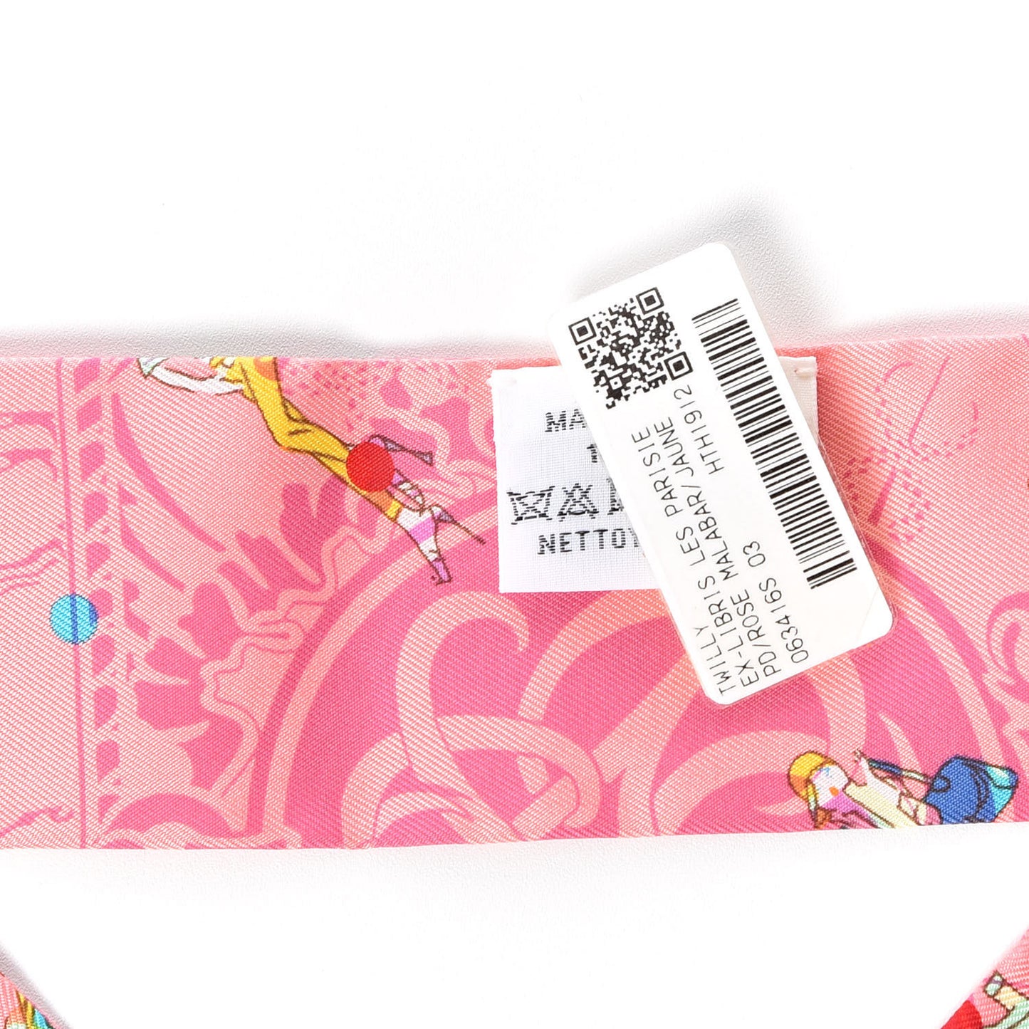 Silk Ex-Libris Les Parisie Twilly Rose Malabar Jaune