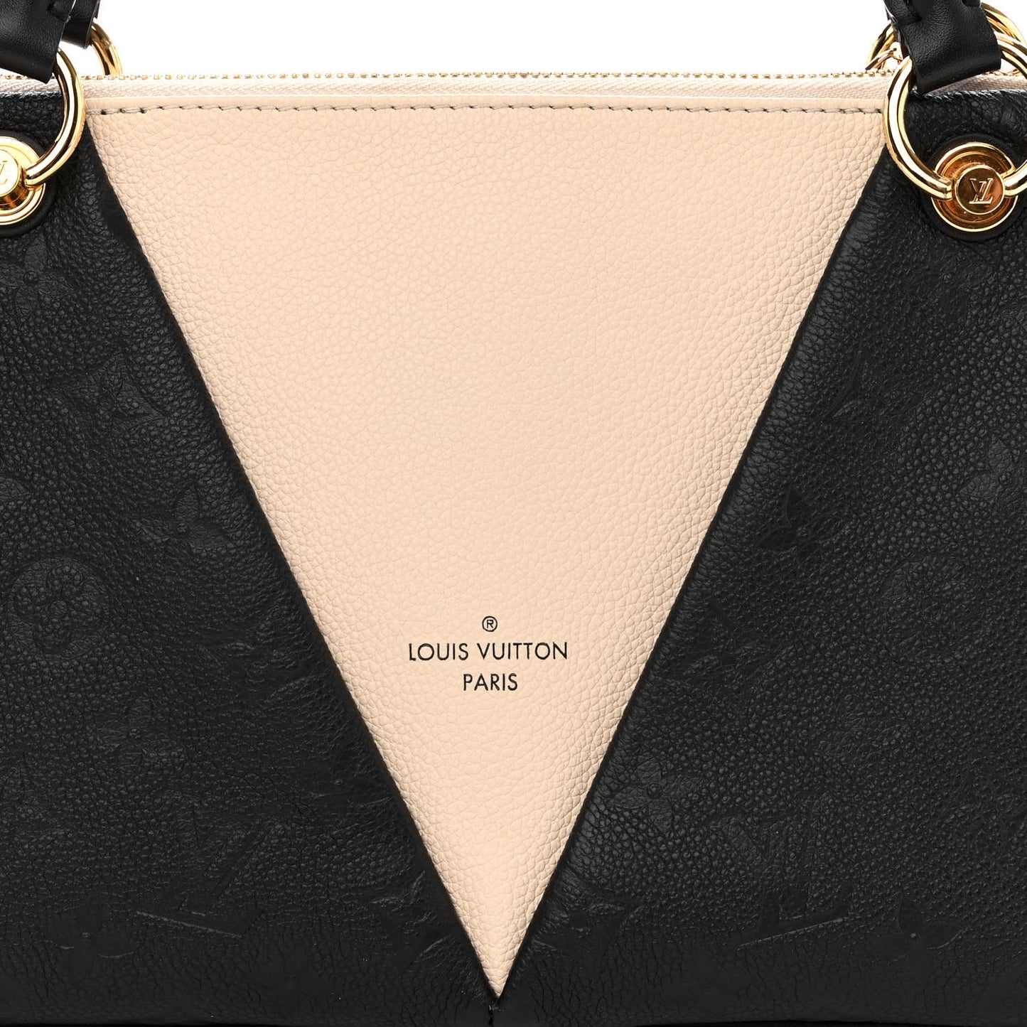 Empreinte V Tote BB Black Creme