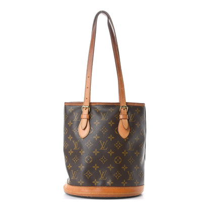 Louis Vuitton Monogram Petit Bucket 23 1 of 12